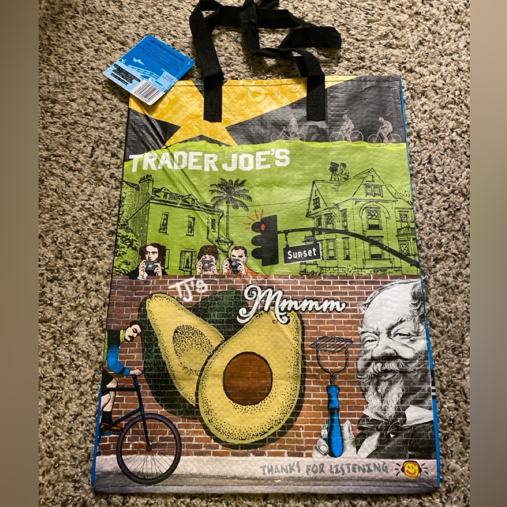 NWT California Blue Trader Joe’s Bag